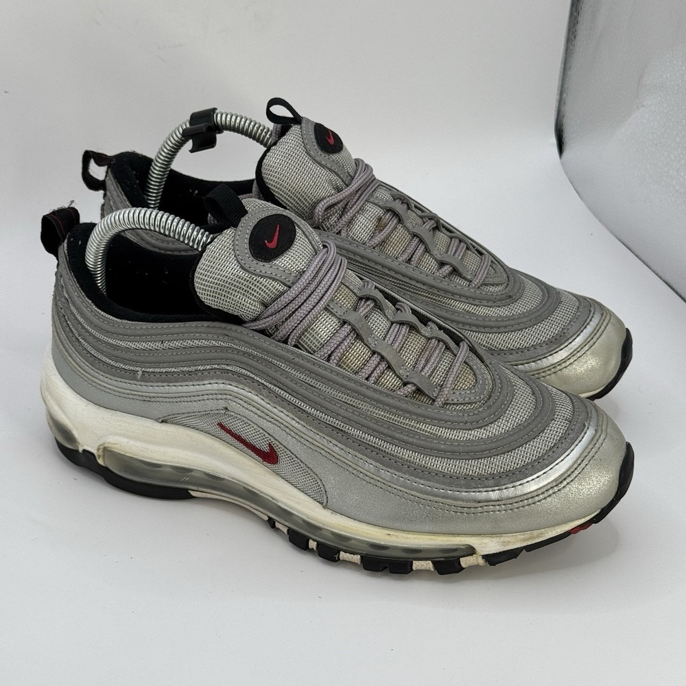 2016 Nike Air Max 97 QS (GS)‎ Silver Bullet 918890-001 Youth Size 7Y/ Wmns 8.5